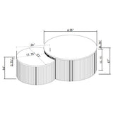 Lowe Charcoal HP0426 2-Piece Nesting Coffee Table by Coaster at Eve Furniture