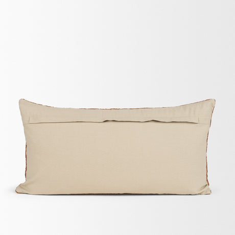 Lowen 14x26 Lumbar Copper Rust Woven Decorative Pillow by Mercana at Eve Furniture