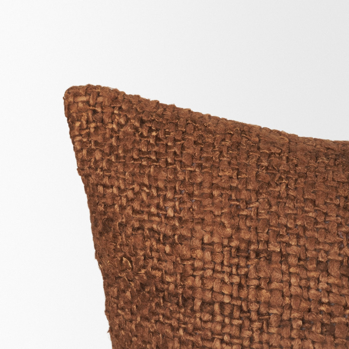 Lowen 14x26 Lumbar Copper Rust Woven Decorative Pillow by Mercana at Eve Furniture