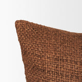 Lowen 14x26 Lumbar Copper Rust Woven Decorative Pillow by Mercana at Eve Furniture