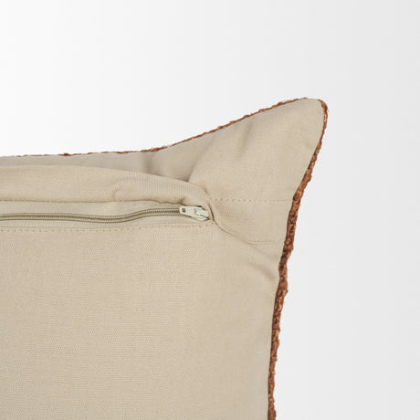 Lowen 14x26 Lumbar Copper Rust Woven Decorative Pillow by Mercana at Eve Furniture