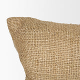 Lowen 14x26 Lumbar Gold Woven Decorative Pillow by Mercana at Eve Furniture