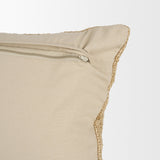 Lowen 14x26 Lumbar Gold Woven Decorative Pillow by Mercana at Eve Furniture