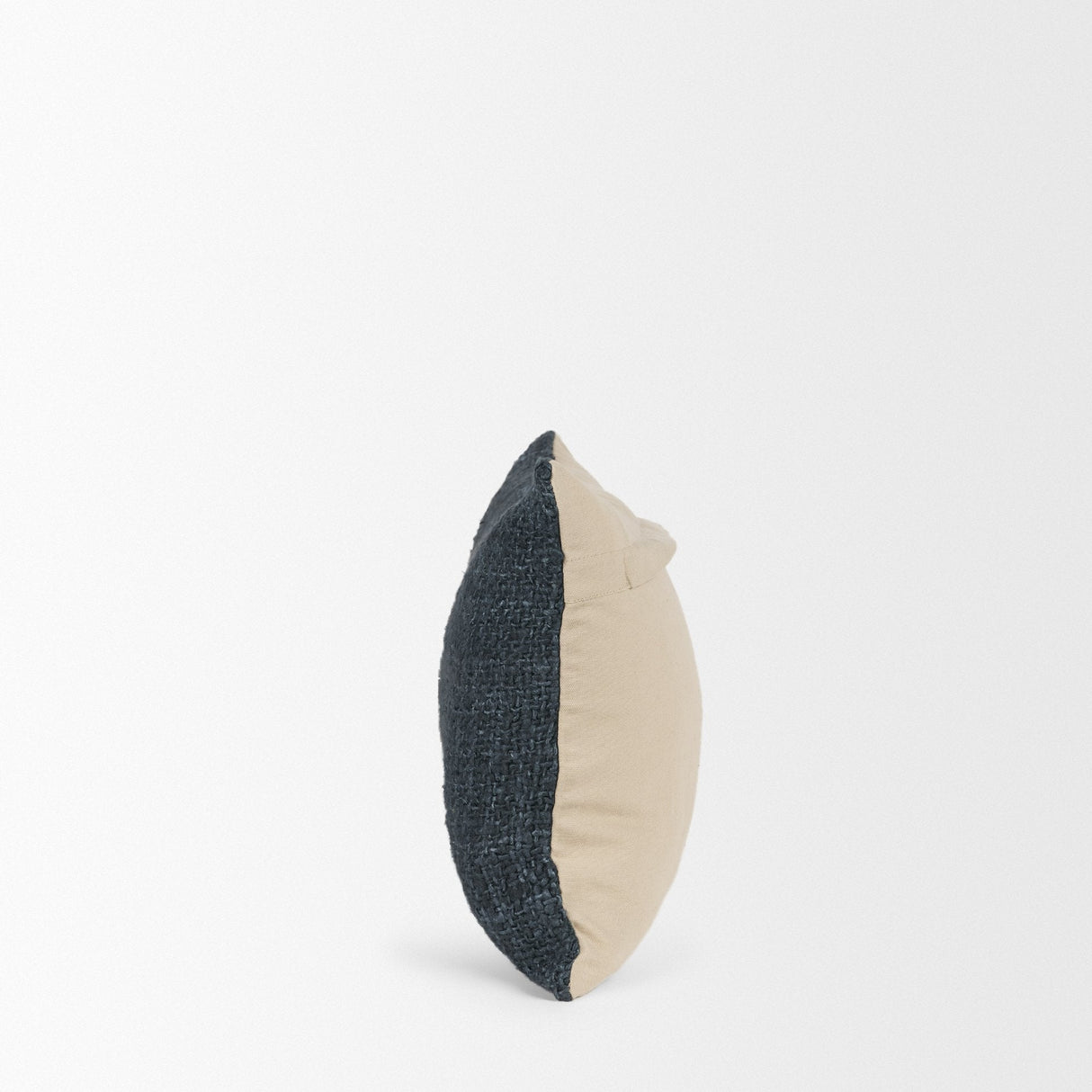 Lowen 14x26 Lumbar Navy Woven Decorative Pillow by Mercana at Eve Furniture
