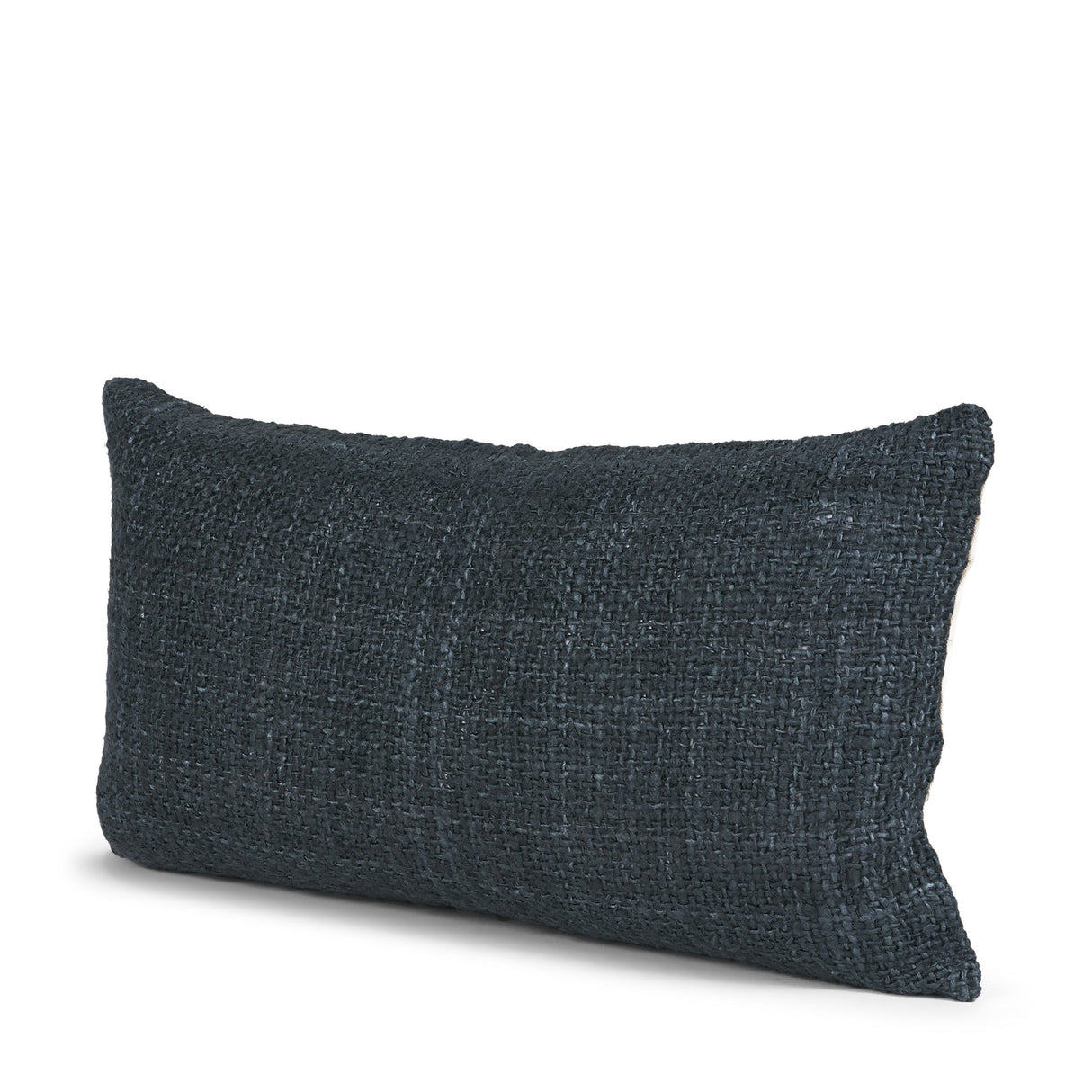 Lowen 14x26 Lumbar Navy Woven Decorative Pillow by Mercana at Eve Furniture