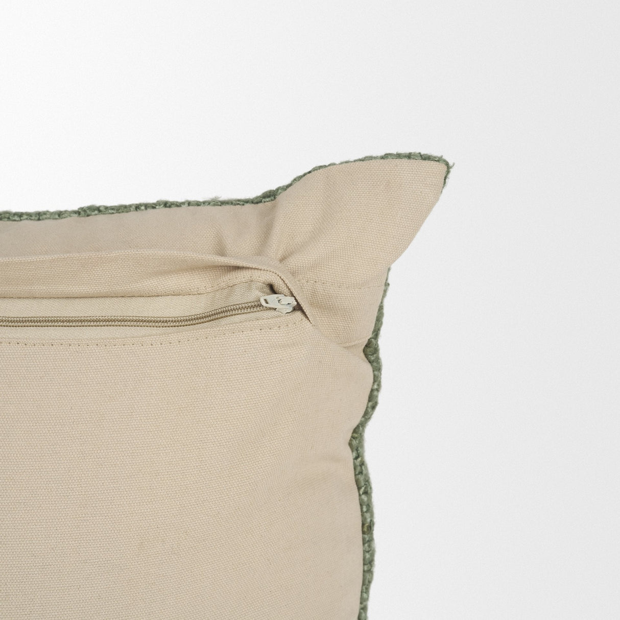 Lowen Silver Sage Woven Decorative Pillow by Mercana at Eve Furniture