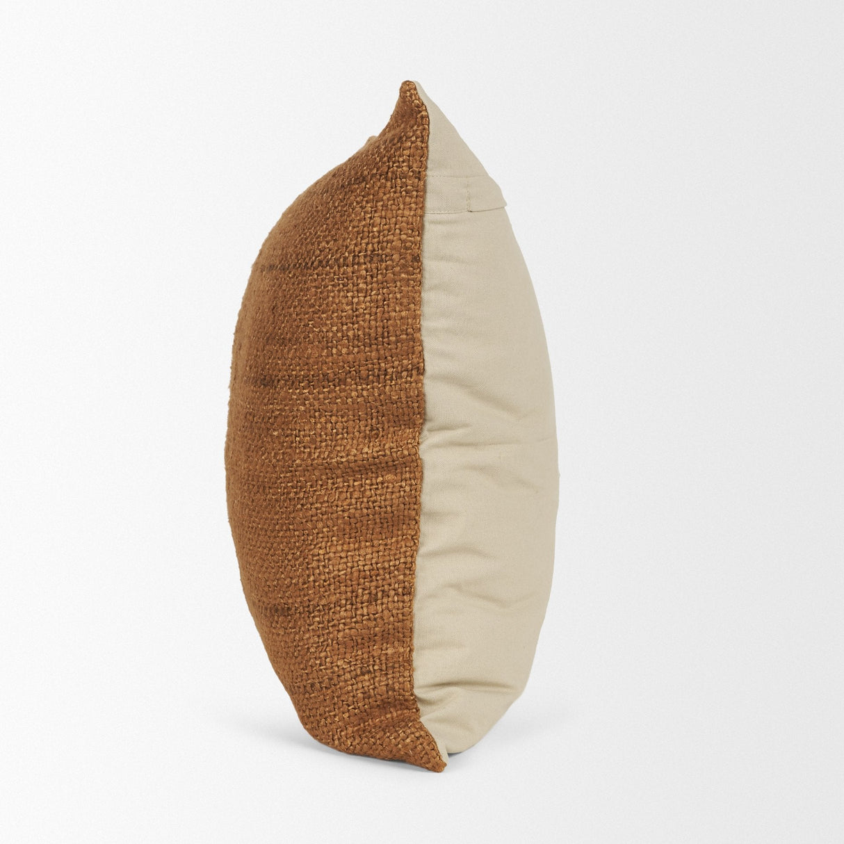 Lowen Square Copper Rust Woven Decorative Pillow by Mercana at Eve Furniture