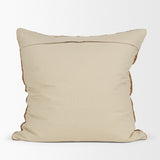 Lowen Square Copper Rust Woven Decorative Pillow by Mercana at Eve Furniture