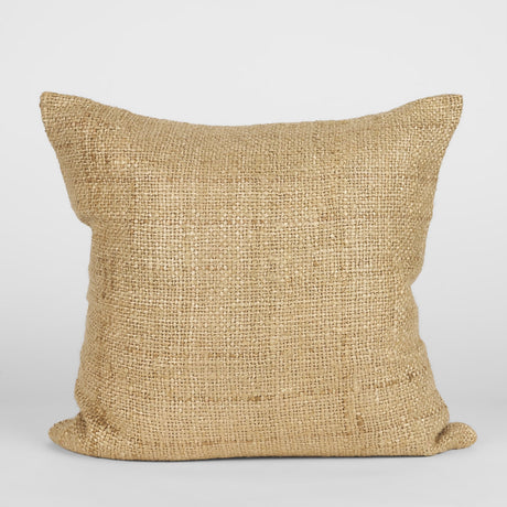 Lowen 22x22 Square Gold Woven Decorative Pillow by Mercana at Eve Furniture