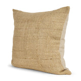 Lowen 22x22 Square Gold Woven Decorative Pillow by Mercana at Eve Furniture