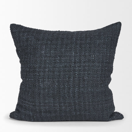 Lowen 22x22 Square Navy Woven Decorative Pillow by Mercana at Eve Furniture