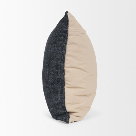 Lowen 22x22 Square Navy Woven Decorative Pillow by Mercana at Eve Furniture