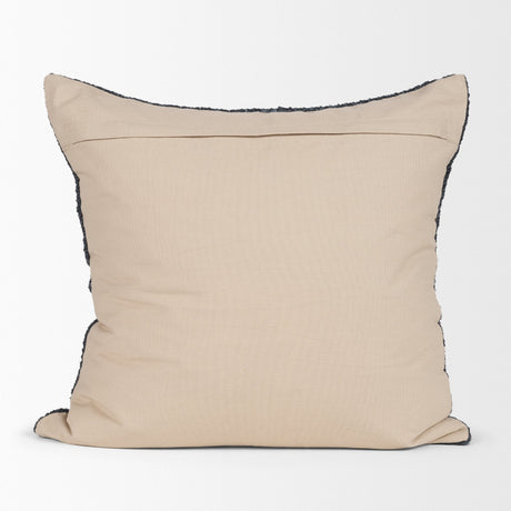 Lowen 22x22 Square Navy Woven Decorative Pillow by Mercana at Eve Furniture