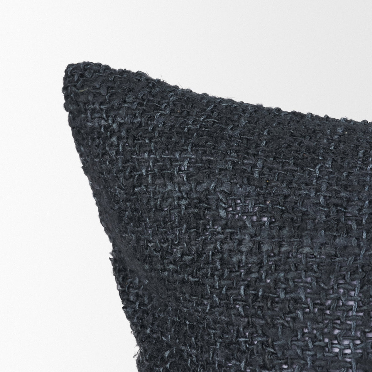 Lowen 22x22 Square Navy Woven Decorative Pillow by Mercana at Eve Furniture
