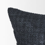 Lowen 22x22 Square Navy Woven Decorative Pillow by Mercana at Eve Furniture