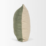 Lowen Square Silver Sage Woven Decorative Pillow by Mercana at Eve Furniture