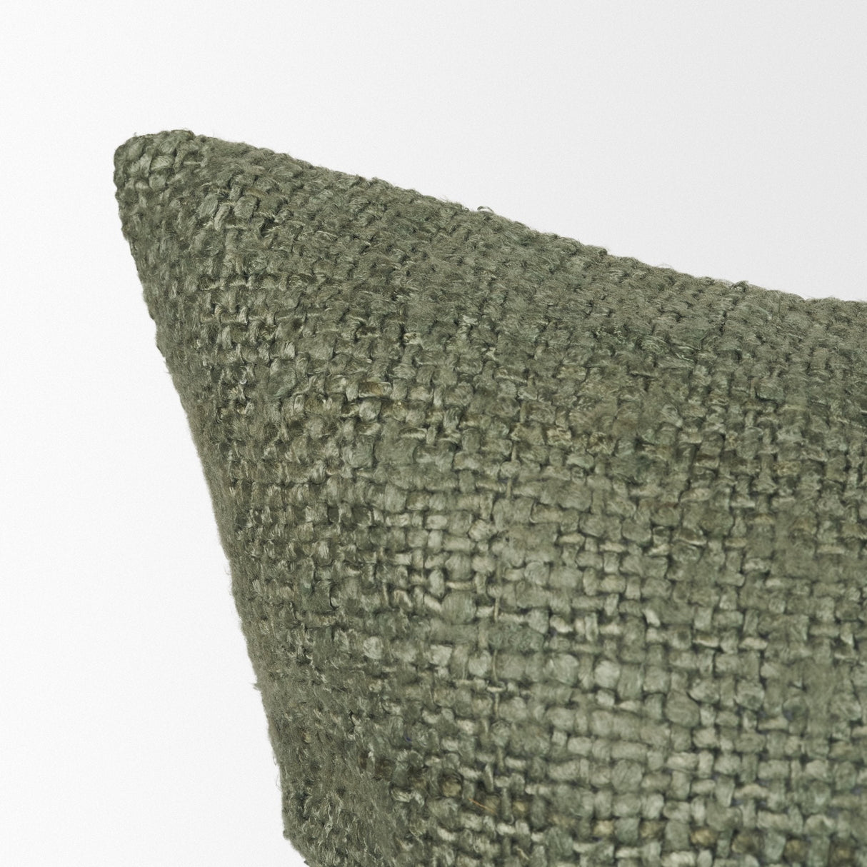 Lowen Square Silver Sage Woven Decorative Pillow by Mercana at Eve Furniture