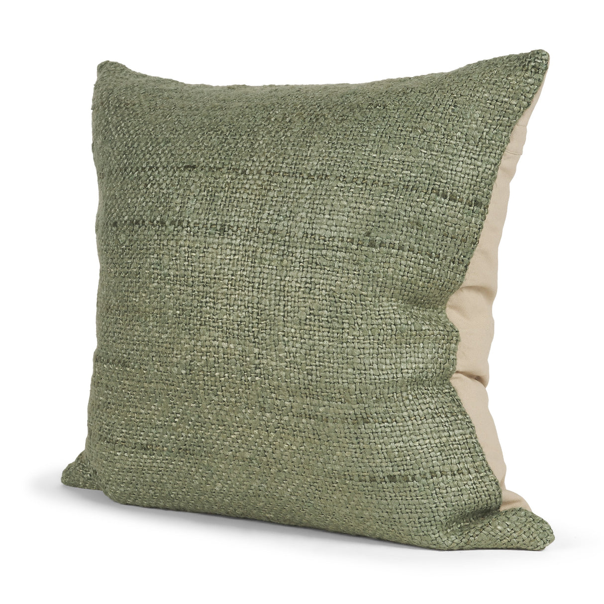Lowen Square Silver Sage Woven Decorative Pillow by Mercana at Eve Furniture