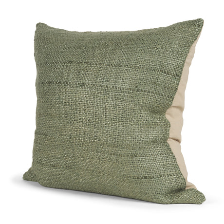 Lowen Square Silver Sage Woven Decorative Pillow by Mercana at Eve Furniture