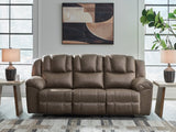 Lowilla Driftwood Reclining Sofa by Ashley at Eve Furniture