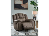 Lowilla Driftwood Rocker Recliner by Ashley at Eve Furniture