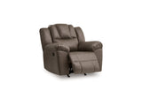 Lowilla Driftwood Rocker Recliner by Ashley at Eve Furniture