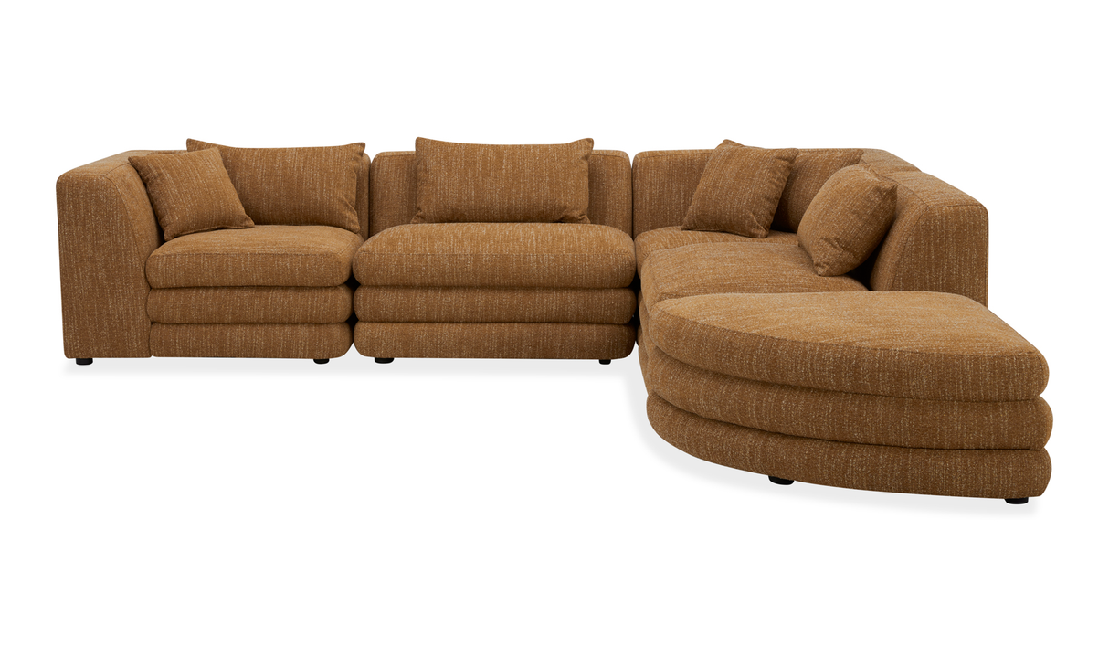 Lowtide Alcove Modular Sectional Amber Glow by Moe's Home at Eve Furniture