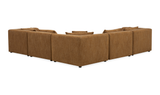 Lowtide Classic L-Shaped Modular Sectional Amber Glow by Moe's Home at Eve Furniture