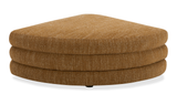Lowtide Curved Ottoman Amber Glow by Moe's Home at Eve Furniture