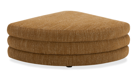 Lowtide Curved Ottoman Amber Glow by Moe's Home at Eve Furniture