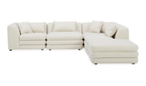 Lowtide Dream Modular Sectional Warm White by Moe's Home at Eve Furniture
