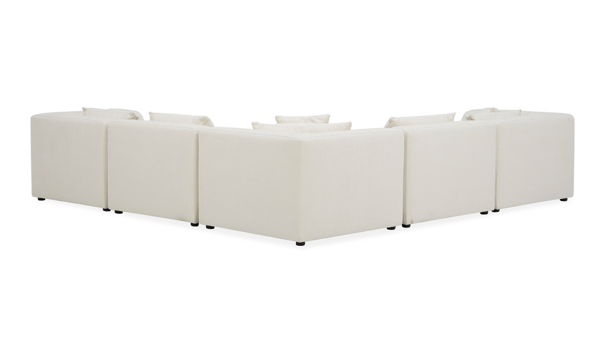 Lowtide Dream Modular Sectional Warm White by Moe's Home at Eve Furniture