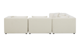 Lowtide Dream Modular Sectional Warm White by Moe's Home at Eve Furniture