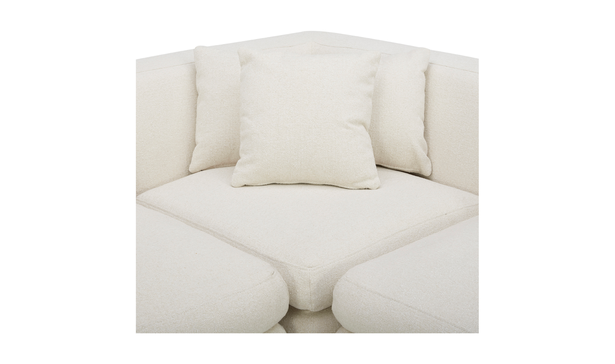Lowtide Dream Modular Sectional Warm White by Moe's Home at Eve Furniture