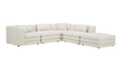 Lowtide Dream Modular Sectional Warm White by Moe's Home at Eve Furniture