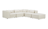 Lowtide Dream Modular Sectional Warm White by Moe's Home at Eve Furniture