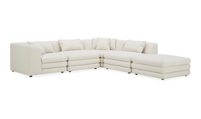 Lowtide Dream Modular Sectional Warm White by Moe's Home at Eve Furniture