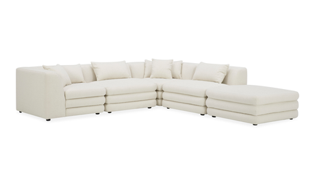 Lowtide Dream Modular Sectional Warm White by Moe's Home at Eve Furniture