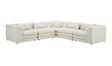 Lowtide Dream Modular Sectional Warm White by Moe's Home at Eve Furniture