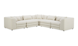 Lowtide Dream Modular Sectional Warm White by Moe's Home at Eve Furniture