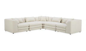 Lowtide Dream Modular Sectional Warm White by Moe's Home at Eve Furniture