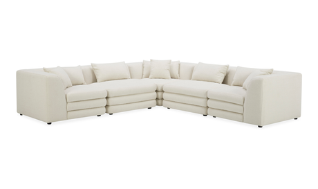 Lowtide Dream Modular Sectional Warm White by Moe's Home at Eve Furniture