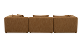 Lowtide Lounge Modular Sectional Amber Glow by Moe's Home at Eve Furniture