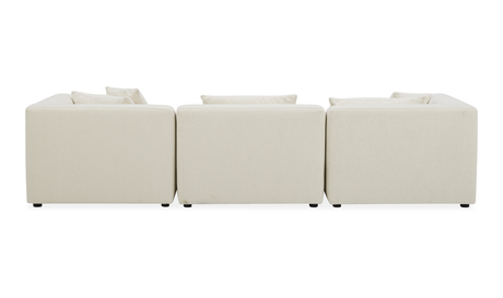 Lowtide Lounge Modular Sectional Warm White by Moe's Home at Eve Furniture