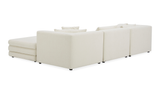 Lowtide Lounge Modular Sectional Warm White by Moe's Home at Eve Furniture