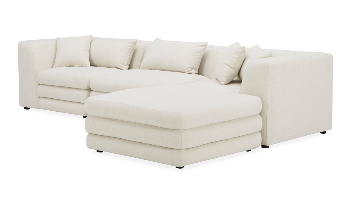 Lowtide Lounge Modular Sectional Warm White by Moe's Home at Eve Furniture
