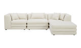 Lowtide Lounge Modular Sectional Warm White by Moe's Home at Eve Furniture