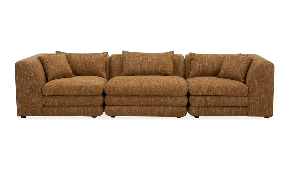 Lowtide Modular Sofa Amber Glow by Moe's Home at Eve Furniture