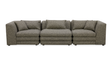 Lowtide Modular Sofa - Stone Tweed by Moe's Home at Eve Furniture