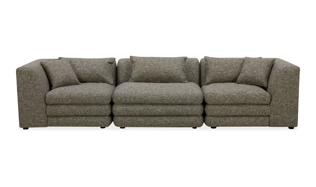 Lowtide Modular Sofa - Stone Tweed by Moe's Home at Eve Furniture